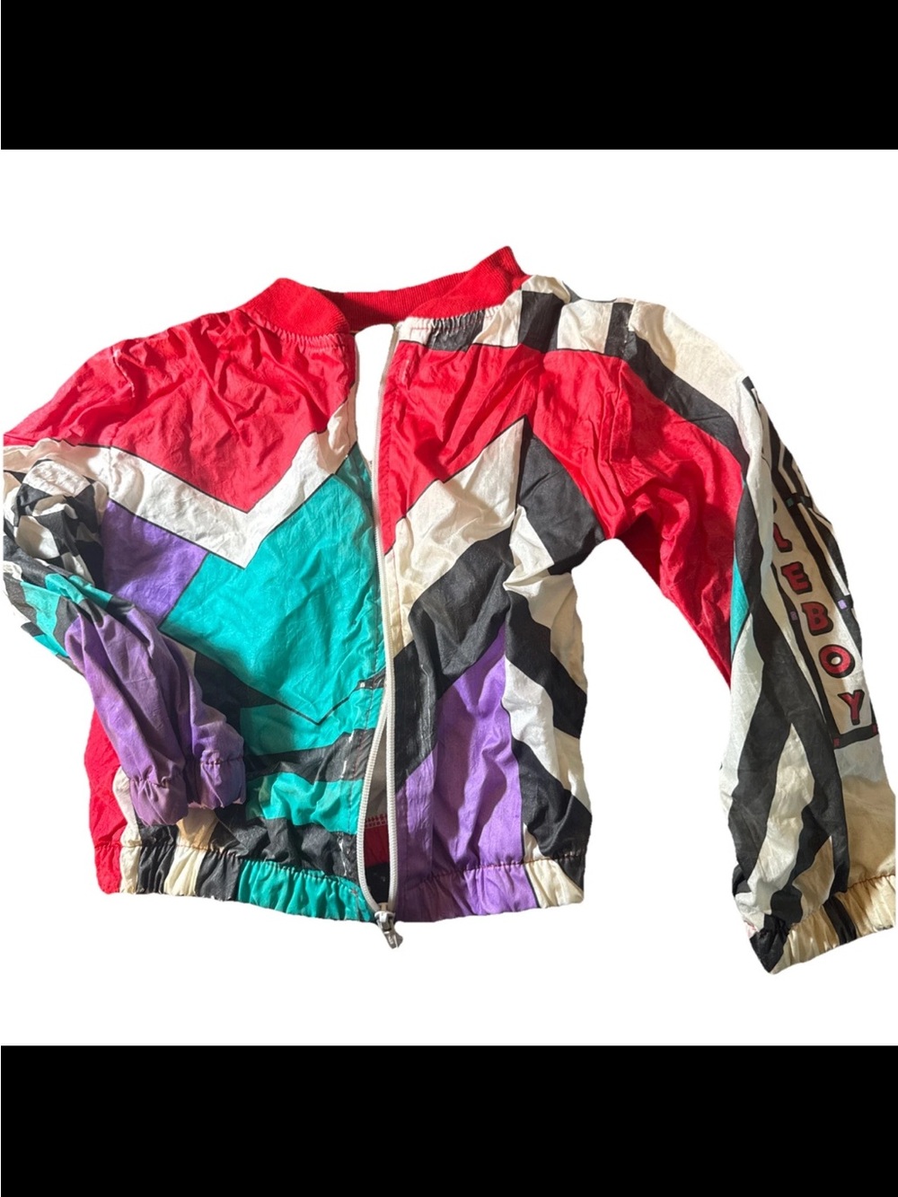 Vintage Bugle Boy Windbreaker Kids
Size 5 Extremely Rare